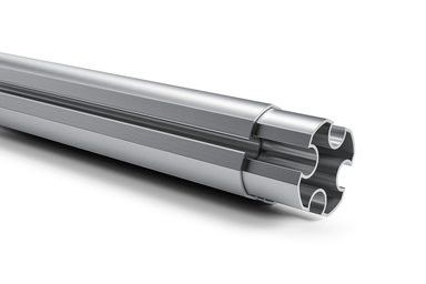 perfiles de aluminio negros de plata de la protuberancia de los 6M Tent Tube Anodized