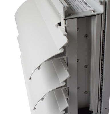 Louvre de aluminio aumentado ajustable modificado para requisitos particulares del obturador de la prueba del tiempo del polvo Coated/PVDF