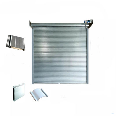 perfiles sacados de aluminio del garaje del polvo 120um de la puerta revestida de la persiana enrrollable