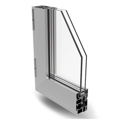 Ventana T6 y protuberancia de aluminio anodizada puerta