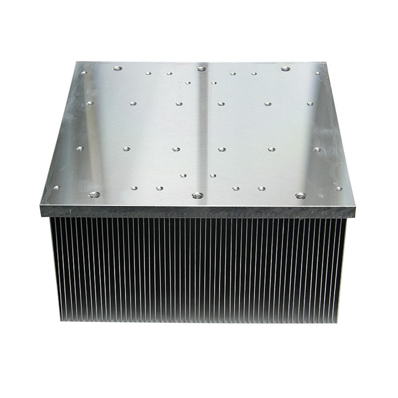 Protuberancia de aluminio cuadrada del disipador de calor de la refrigeración por aire de la aleta del parte movible